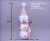 6X19CM Christmas snowman fabric decorative item Specification image